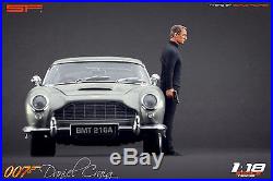 1/18 007 James Bond Daniel Craig figure VERY RARE! For 118 Aston Martin