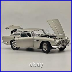 1/18 Aston Martin DB5 James Bond 007 Silver Diecast Models Car Collection