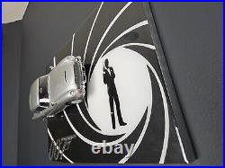 1/18 Aston Martin DB5 James Bond 007 Themed Wall Hanging Model Mount