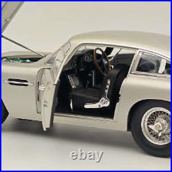 1/18 Aston Martin DB5 Silver Diecast Car Model Collection