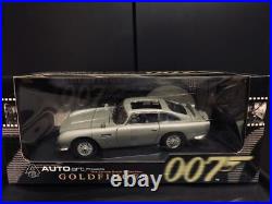1/18 Autoart 007 ASTON MARTIN DB5 Gold Finger James Bond 644333