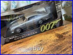 1/18 Mini Car AUTOart autoart die-cast Goldfinger Bond car Aston Martin