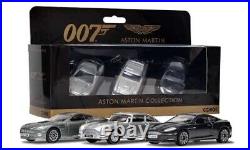1/36 Aston Martin Set Of 3 Db5 Dbs V12 Vanquish James Bond 007 Corgi