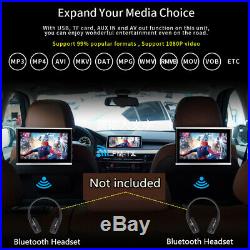 1 Pair 11.6 HD 1080P Car Headrest Monitor Android 7.1 Octa-Core WIFI 3G/4G HDMI