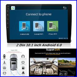 10.1''1080P Android 6.0 2Din Car GPS Stereo Radio Player Wifi 4G OBD MP3 Player