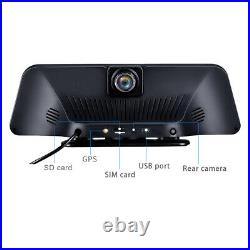 10 1080P Android 8.1 Touch Screen Car Dual Cameras Dash Night Vision GPS Navi