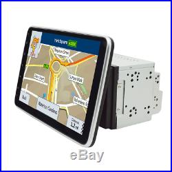 10.1in 2 Din Car Android 8.1 WIFI 4G GPS Navigation Mirror Link Rotatable Screen