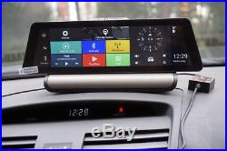 10 HD Full Touch IPS 4G ADAS Android GPS Nav Car WIFI DVR Recorder+Rear Camera