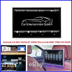 11.6 HD 1080P Android 6.0 Touch Screen Car Headrest Monitor WIFI 3G/4G BT HDMI