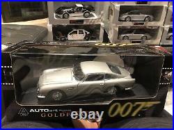 118 Autoart Goldfinger 007 James Bond ASTON MARTIN NEW MEGA RARE