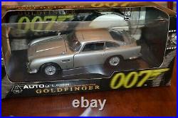 118 Autoart James Bond 1964 Aston Martin Db5 Silver Goldfinger