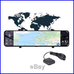 12 Inch Touch Screen Android 8.1 4G Wifi GPS Car DVR WDR Camera Video Dash Cam