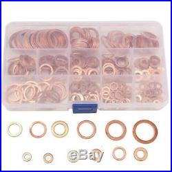 12 Sizes Sump Plug Set Kit With Plastic Box Assortment Copper Washers 280Pcs