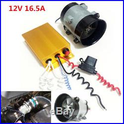 12V 16.5A Car Electric Turbine Power Turbo Charger Booster +Automatic Controller