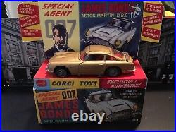 1960s Corgi Toys #261 James Bond 007 Aston Martin DB5, 143rd Die-cast model