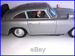 1964 Japan AC Gilbert James Bond 007 Tin Aston Martin Car Battery Operated