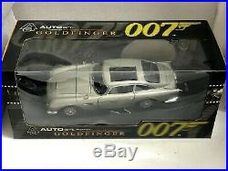 1965 Aston Martin DB5 James Bond 007 GOLDFINGER with Weapons AUTOart 1/18 #70021