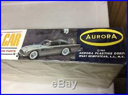 1965 Aurora Aston-Martin Super spy car SEALED James Bond model kit. RARE