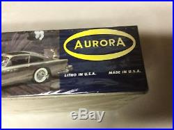 1965 Aurora Aston-Martin Super spy car SEALED James Bond model kit. RARE