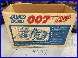 1965 Vintage James Bond 007 road Race Slot Cars Gilbert W Cars Aston martin Set