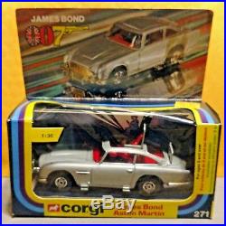 1979 Corgi #271 James Bond Aston Martin Die-cast 132 In Package James Bond 007