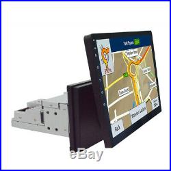 1Din Rotatable 10.1RAM 1GB ROM 16GB Car Stereo Radio GPS Player Mirror Link OBD