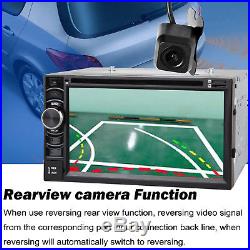 2-DIN 6.2'' Car MP3 Player TV FM Bluetooth Touch Screen Stereo Radio+ Camera Hot