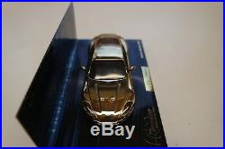 2 x Minichamps 1/43 Aston Martin DB5 & DBS James Bond Collection Gold Plated T1