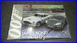 2015 Micro Scalextric James Bond 007 Aston Martin G1122T HO Slot Car RACE SET