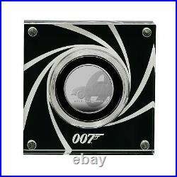 2020 James Bond 007 Aston Martin DB5 £1 Silver Proof 1/2oz Coin Box Coa