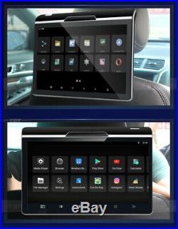 2X 11.6 HD Android 7.1 WIFI Mirror Link OBD TPMS FM Headrest Rear Seat Monitors