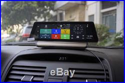 4G 10 FHD Touch Android 5.1 GPS Car DVR Dashboard Recorder BT WIFI FM +Camera