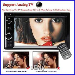 6.2 2Din Car Stereo Bluetooth Touch Screen Radio CD DVD with Camera Fast System