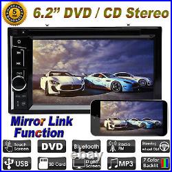 6.2 Car Stereo CD DVD Player Mirror Link for GPS Navigation Radio Touch Screen