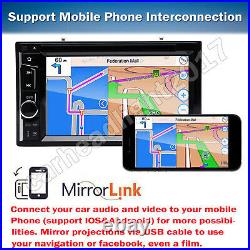 6.2 Car Stereo CD DVD Player Mirror Link for GPS Navigation Radio Touch Screen