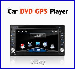 6.2HD Touch 2Din Car GPS Navigation Stereo DVD CD Player FM Radio Bluetooth+Map
