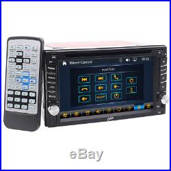 6.2Touchscreen Stereo Car DVD Player GPS Auto Radio With Camera 2DIN Bluetooth