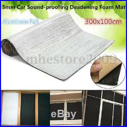 65sqft 5mm Car Sound Deadening Heat Shield Insulation Foam Mat withAluminum Foil