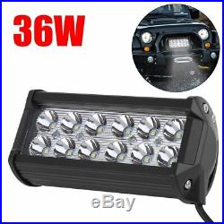 6X 36W SPOT LED Off Road Work Light Lamp 12V 24V Car Boat Truck Driving 12-LED H