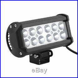 6X 36W SPOT LED Off Road Work Light Lamp 12V 24V Car Boat Truck Driving 12-LED H