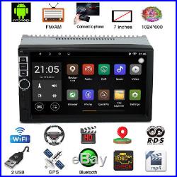 7 Android 7.1 WIFI For Car Dash MP5 Player GPS Navigation Audio Radio Stereo