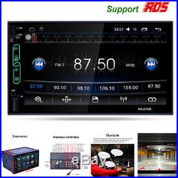 7 INCH WIFI 2DIN Quad Core Android 6.0 Car Radio Stereo MP5 Player GPS HD+Camera