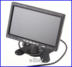 7 inch Car Monitor Reverse Parking Monitor 4 Split Screen+ 4Pcs 170° HD Cameras