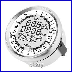 85mm GPS Digital Speedometer Odometer Gauge For Auto Car Truck Marine Tachometer