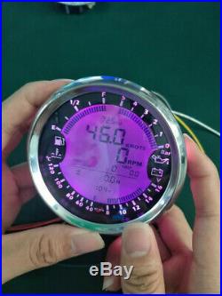 85mm GPS Speedometer Tachometer Water Temp Fuel Level Gauge Multi-Function Meter