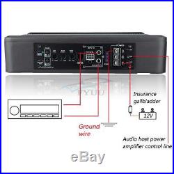 9 600W Under Seat Car Subwoofer Power Amplifier Bass HiFi Audio Speaker 12V USA