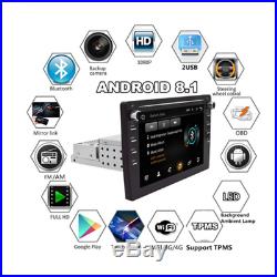 9 Android 8.1 1 DIN Car Stereo GPS Navi Radio DAB+ OBD WiFi Mirror Link 1+16G