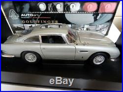 AUTOart 1/18 Scale Aston Martin DB5 With Weapons 007 Goldfinger James Bond