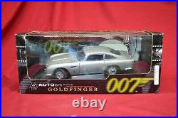 AUTOart James Bond 007 Goldfinger Aston Martin DB5 /18 model car BRAND NEW