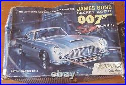 Airfix Craftmaster James Bond Secret Agent Aston Martin DB5 Kit # 007 in Box